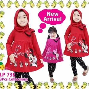 Setelan Baju Muslim Little Penapple 66 Size 2 S D 12 Tokopedia