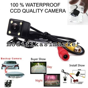 Universal Ccd Kamera Camera Mundur Mobil Kotak Led Tokopedia