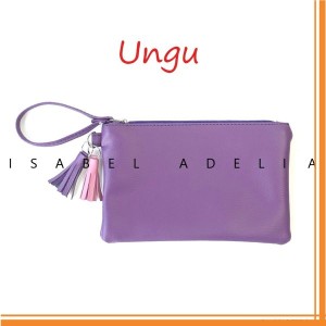 Diskon Dompet Pouch Kosmetik Polos Cantik Murah Rumbai Isabel Elsa Tokopedia