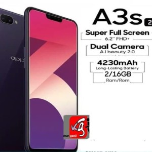 Oppo A3 S Ram 2gb Grs Resmi Oppo Indonesia Tokopedia