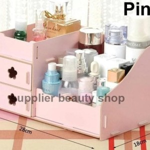 Terlaris Pink Flower Rak Kosmetik Mini Cosmetic Storage Mini Rkm25 Tokopedia
