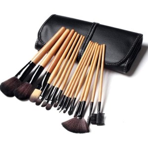 Pouch Makeup Brush Set Kuas Kosmetik 7 Pcs Tokopedia