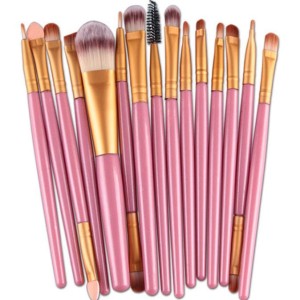Kosmetik Brush Make Up 15 Set Kuas Makeup Tokopedia