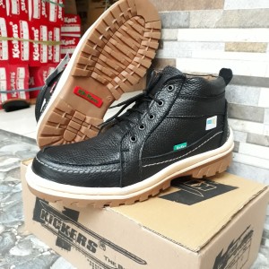 Sepatu Kickers Boots Kulit Pria Tokopedia