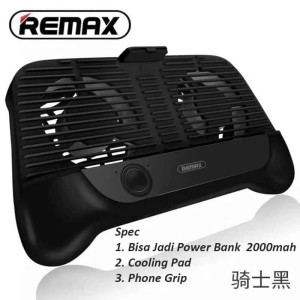 Remax Smartphone Cooling Gamepad Rt Em01 Standing Pad Handphone Hp Original Tokopedia