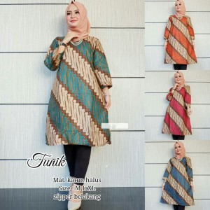 Baju Batik Tunik Dress Parang Tokopedia