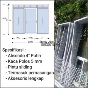 Pintu Sliding Alexindo Harga Murah Tokopedia