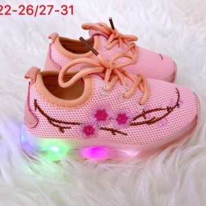 Sepatu Anak Cewek Import Bunga Sepatu Led Anak Perempuan Import Bunga Tokopedia