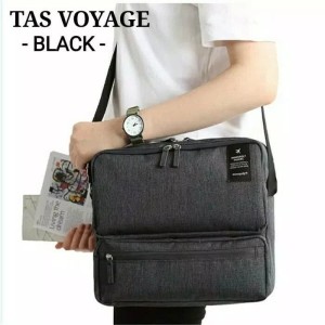 Gadget Pouch Gadget Organizer Tas Gadget Tas Kosmetik Navy Hitam Tokopedia