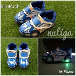 Sepatu Anak Laki Laki Led Trekkers Racing Cars Tokopedia