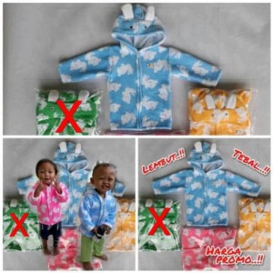 Baju Jaket Bayi Tebal Sleting Tokopedia