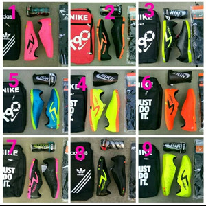 Sepatu Futsal Specs Bonus Kaos Kaki Deker Dan Tas Tokopedia