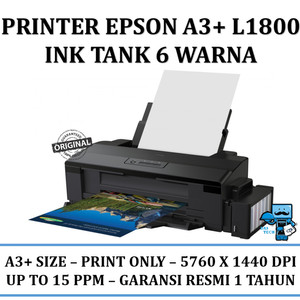 L1800 Epson Printer A3 Tokopedia