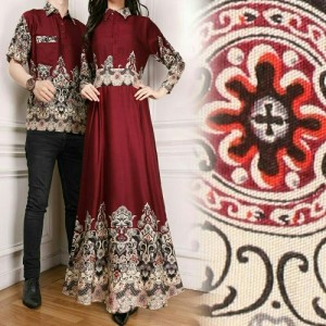 Cp Rayon Couple Pesta Baju Couple Kebaya Tokopedia
