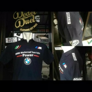 Kaos Polo Bmw Motorrad Baju Tshirt Tokopedia