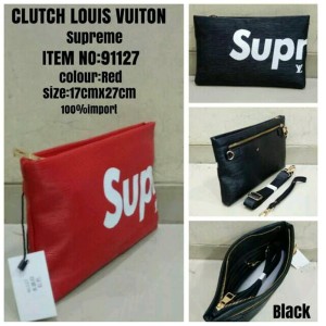 Tas Handbag Pria Wanita Supreme Tas Kosmetik Tokopedia