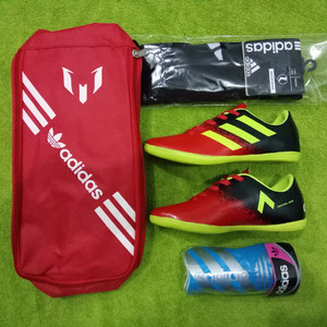 Paket Komplit Sepatu Futsal Adidas X Techfit Tokopedia