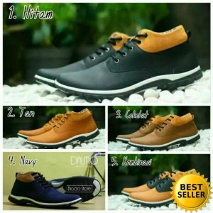 Sepatu Kulit Boots Pria Dalmo Power Brodo Tokopedia