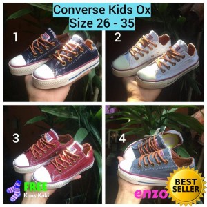 Sepatu Anak Converse Kids 26 30 Sepatu Sekolah Anak Tokopedia
