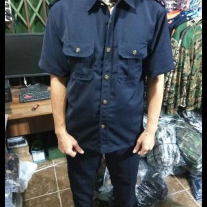 Baju Seragam Safari Security Lengan Pendek Tokopedia