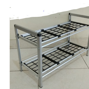 Rak Sepatu Aluminium 2 Susun Tokopedia