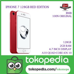 Iphone 7 128 Gb Special Red Product Tokopedia
