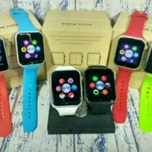 Smartwatch Apple Kw Smart Watch Jam Tangan Pria Wanita Samsung Xiaomi Mi Jaket Kaos Hp Handphone Tokopedia