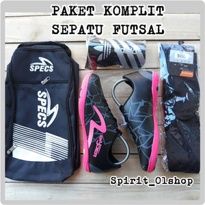 Paket Komplit Murah Sepatu Futsal Specs Spider Murah Tokopedia