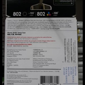Hp 802 Ink Catridge Color Tokopedia