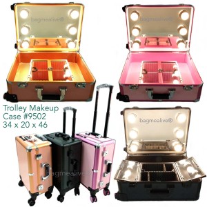 Beauty Case Tempat Makeup Kotak Kosmetik Eveline 002 Putih Tokopedia