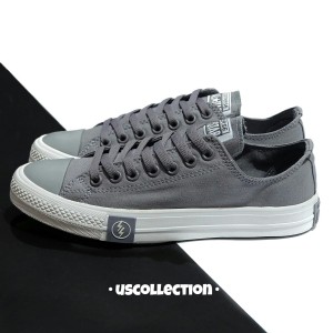 Sepatu Converse Undefeated Low Grey Premium Murah Tokopedia