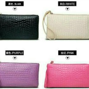 Pouch Bag Polos Clutch Tas Serbaguna Penyimpan Kosmetik Hp Uang Tokopedia
