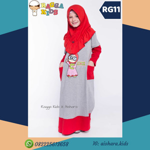 Gamis Kaos Anak Gamis Anak Baju Gamis Anak Perempuan Tokopedia