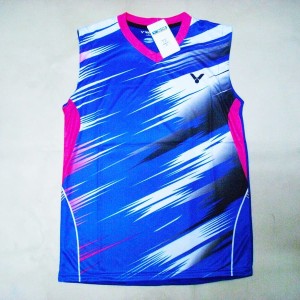Baju Singlet Badminton Victor V 20 Merah Tokopedia