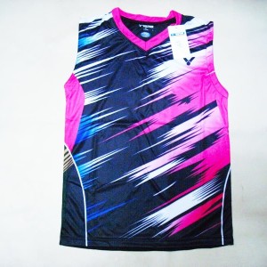 Baju Singlet Badminton Victor V 20 Merah Tokopedia