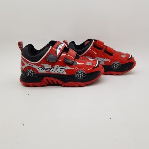 Sepatu Anak Laki Laki Cars Hitam Merah Tempel Tokopedia
