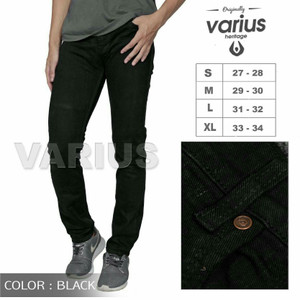 Celana Jeans Hitam Pekat Naomi Anti Luntur Tokopedia
