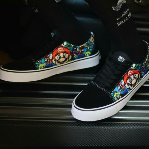 Sepatu Vans Motif Mario Tokopedia
