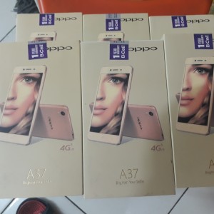Oppo A37 Gold Garansi 1 Tahun Tokopedia