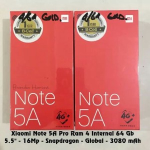 Xiomi Note 5a Ram 4gb Tokopedia