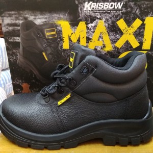 Sepatu Safety Maxi 6 Inch Sepatu Pengaman Maxi Ankle Krisbow Terbaru Tokopedia