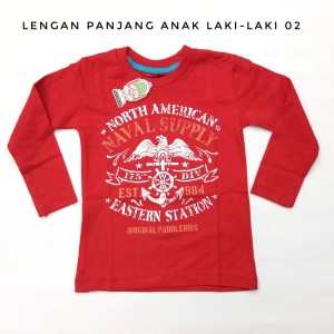 Baju Kaos Laki Lengan Panjang Motip Sablon Tokopedia