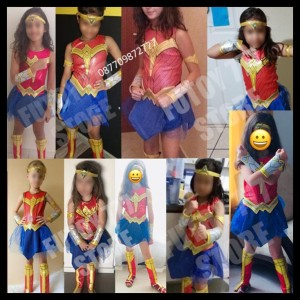 Baju Anak Kostum Perempuan Wonder Woman Tokopedia