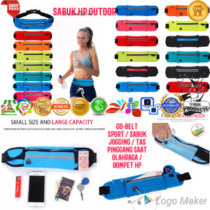 Tas Pinggang Jogging Belt Hp Botol Lari Sport Running Waterproof Tokopedia