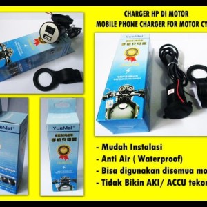 Casan Hp Di Sepeda Motor Usb Charger Cell Phone Netpor Tokopedia