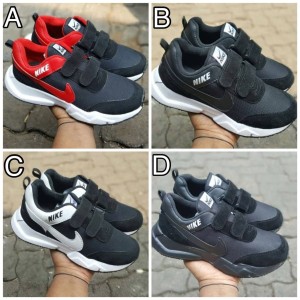 Sepatu Anak Nike Velcro Murah Kids Sekolah Sneakers Kets Unisex Tokopedia