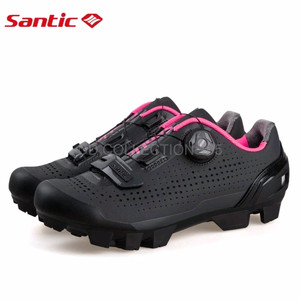 Sepatu Wanita Cleat Mtb Santic Black Pink Breathable Sepatu Sepeda Cewek Sepatu Sepeda Perempuan Mirip Sidi Sepatu Cleat Sepatu Gowes Tokopedia