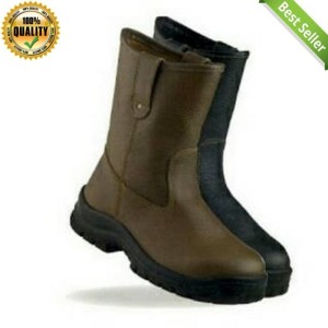 Sepatu Safety Krushers Texas Coklat Tokopedia