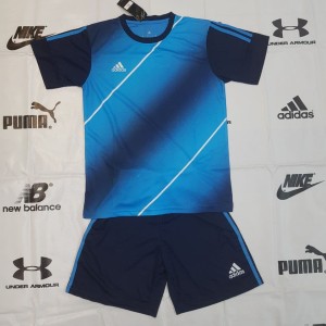Baju Stelan Futsal Dewasa Adidas Ad 28 Biru Tokopedia