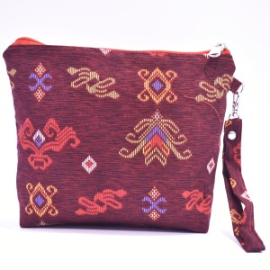 Tas Kosmetik Pouch Kain Motif Murah Tokopedia